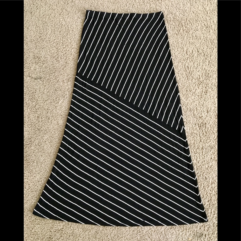 Striped Maxi Skirt